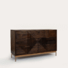 Ritzha Dahlia Walnut Teak Large Chest Of Drawers