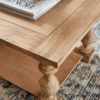 Ritzha Bridget Coffee Table In Teak Wood In Natural Finish