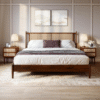 Ritzha Wooden Oliver King Bed In Modern Finish