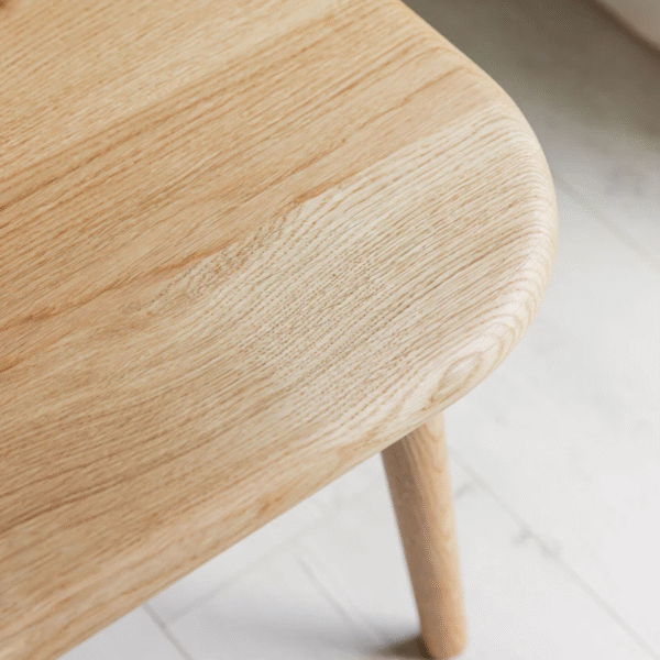 Ritzha Bellevue' Solid Oak Coffee Table With Rounded Corners