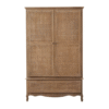 2 Ritzha Sienna Rattan Wardrobe