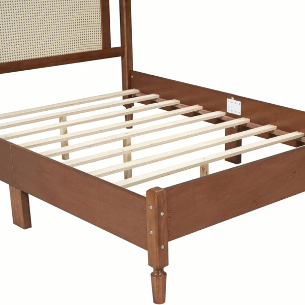 3 Ritzha Wooden Cane Beds With Classic Style