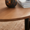 Ritzha Grayson Coffee Nest of Tables In Ash Wood In Natural Finish
