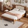 4 Ritzha Wooden Cane Beds With Classic Style