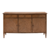 Ritzha Clarence 3 Door Sideboard In Teak Wood