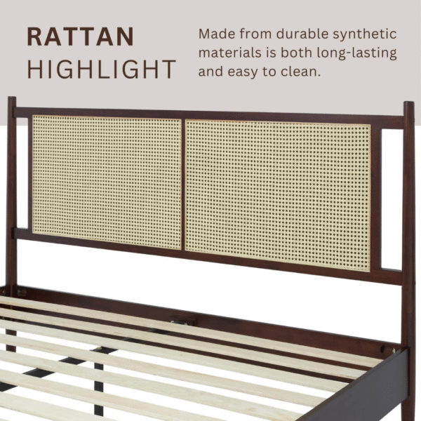 Ritzha Wooden Oliver King Bed In Modern Finish