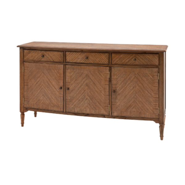 Ritzha Clarence 3 Door Sideboard In Teak Wood