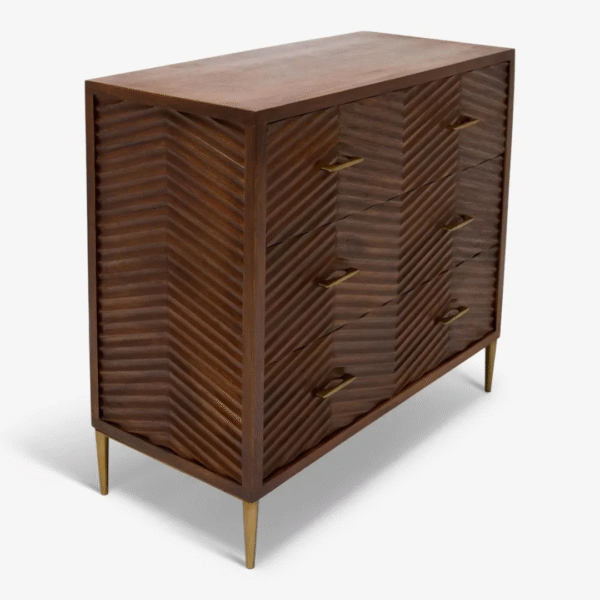 Ritzha Fandango Chest of Drawers In Teak Wood