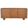 Ritzha Large Teak Wood Sideboard with Ball Feet - Ivan