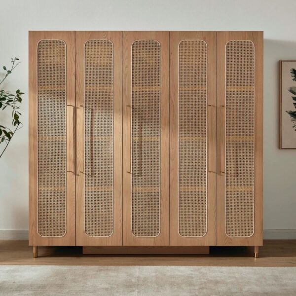 Ritzha Anasa 5-Door Wardrobe