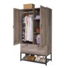 Ritzha Wardrobe With Steel Frame