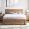 Ritzha Solid Wooden king bed