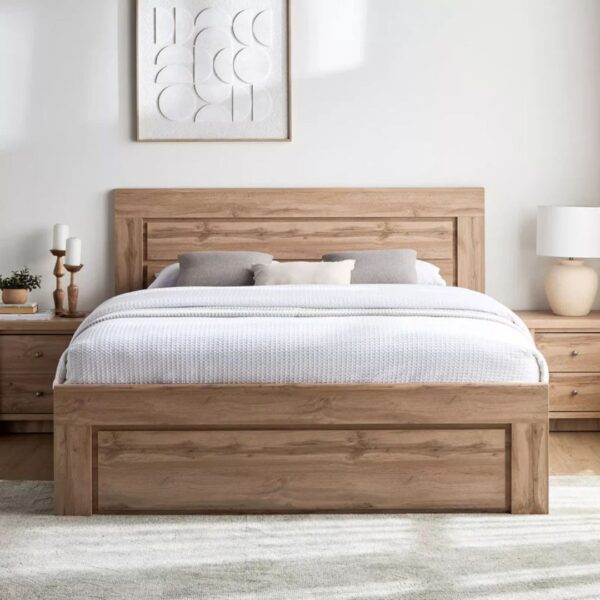 Ritzha Solid Wooden king bed