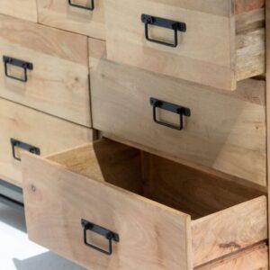 Solid Wooden Dresser with 7 Drawers