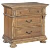 Ritzha Wellington Hall Three Drawer Nightstand Bedside