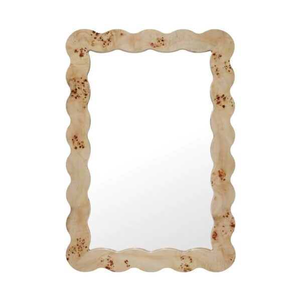 Ritzha Carmella teak wood Wall Mirror frame