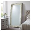 Ritzha Carved Leaner Mirror Cream Louis Frame