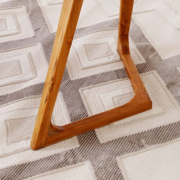 Ritzha Elegant Solid Wood 6-Seater Dining Set