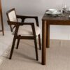 Untitled design (2) Ritzha Solid Wood 6-Seater Dining Set – Brown