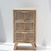 Ritzha Macy Chest of 3 Rattan Drawers