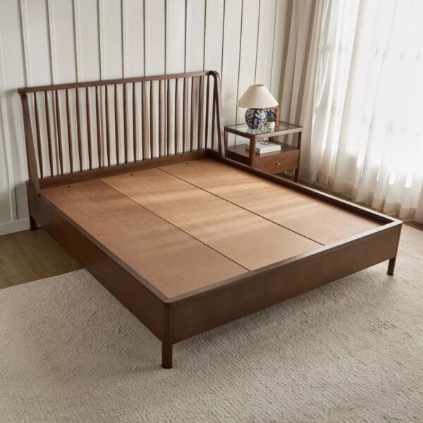 Untitled design (2) Ritzha Solid Wooden Spindle King Bed