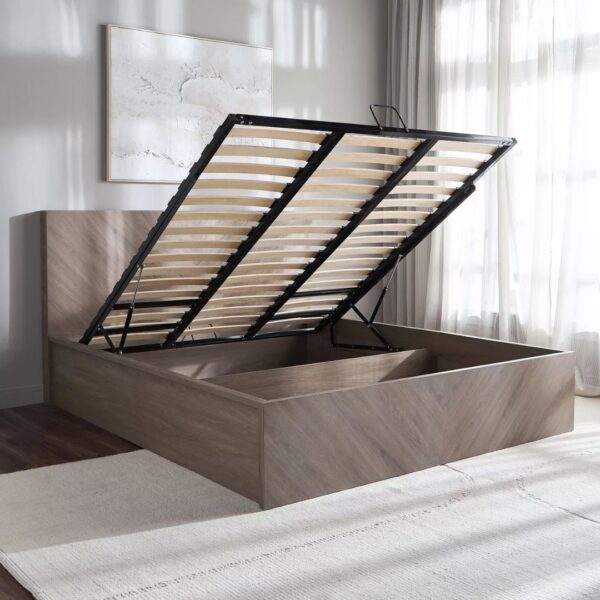 Untitled design (2) Ritzha Chevvy Queen Bed with Hydraulic Storage