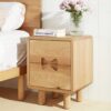 Ritzha Solid Wooden Bo Bedside
