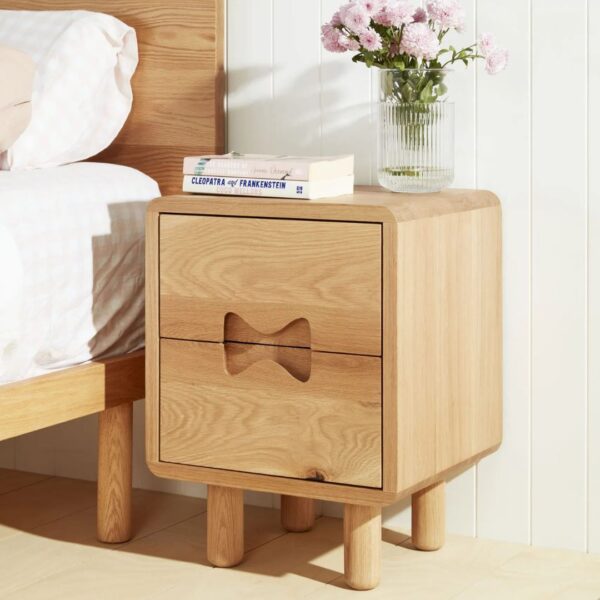 Ritzha Solid Wooden Bo Bedside