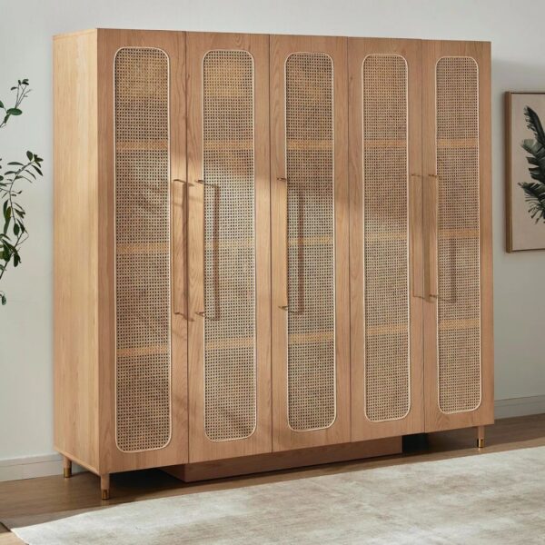 Ritzha Anasa 5-Door Wardrobe