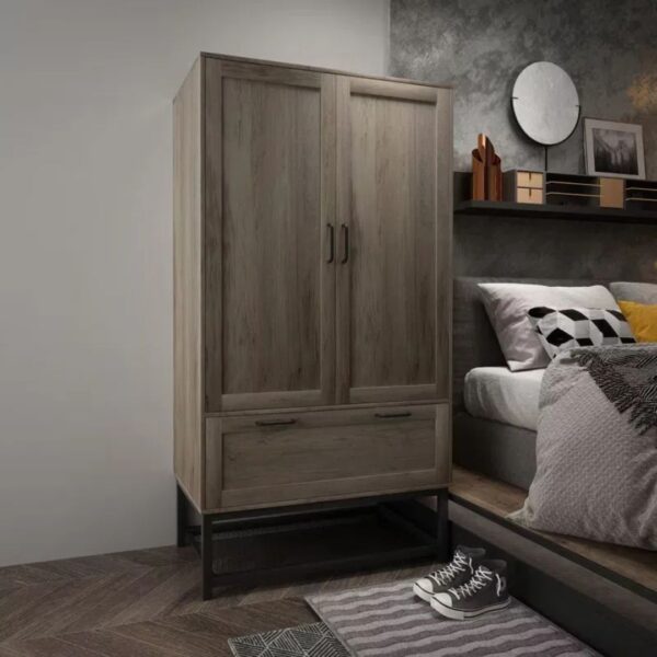 Ritzha Wardrobe With Steel Frame