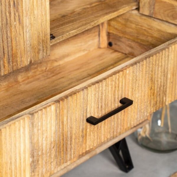 Untitled design (3) Ritzha Payton Mango Wood Slat Closet (Wardobe)