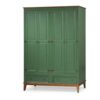 Rustic Wardrobe with 4 Doors and 2 Drawers
