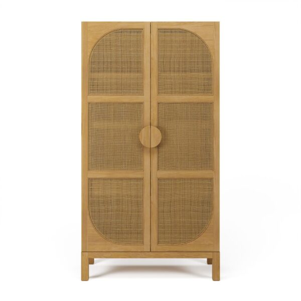 Untitled design (4) Ritzha Natural Wooden Oak Wardobe