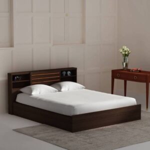Ritzha Queen size Bed with Wenge Finish