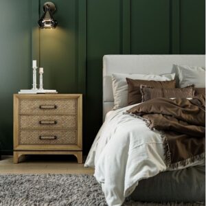 Ritzha Broni Solid Wooden Bedside