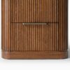 Ritzha Finnley Fluted Nightstand Bedside