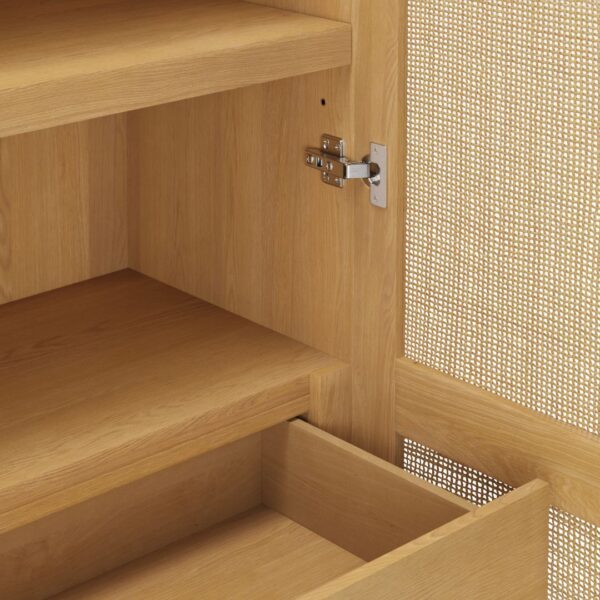 Untitled design (6) Ritzha Natural Wooden Oak Wardobe