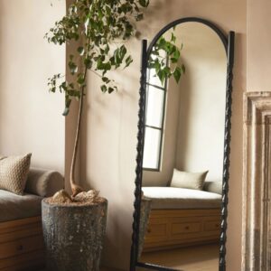 Ritzha Topia Floor Wood Mirror Frame