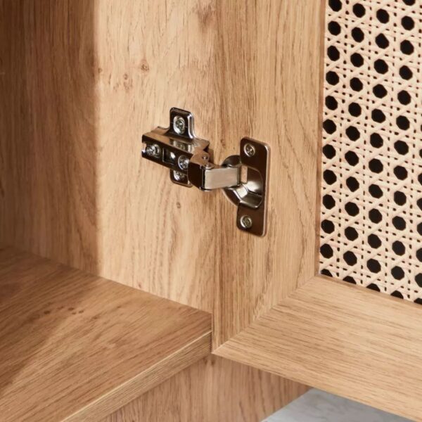 Java 3-Door Wardrobe with 3 Drawers and Mirror